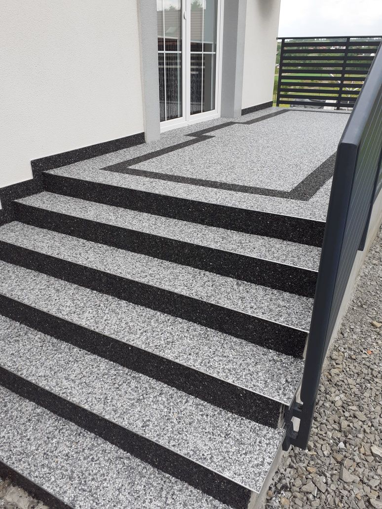 Kamienny Dywan Żywica zywica do garazu Microcement posadzki żywiczne