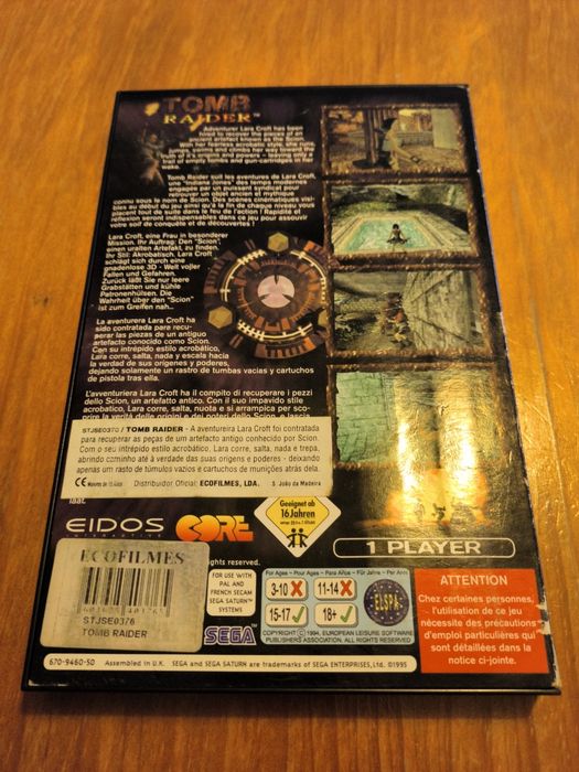 Tomb Raider Sega Saturn