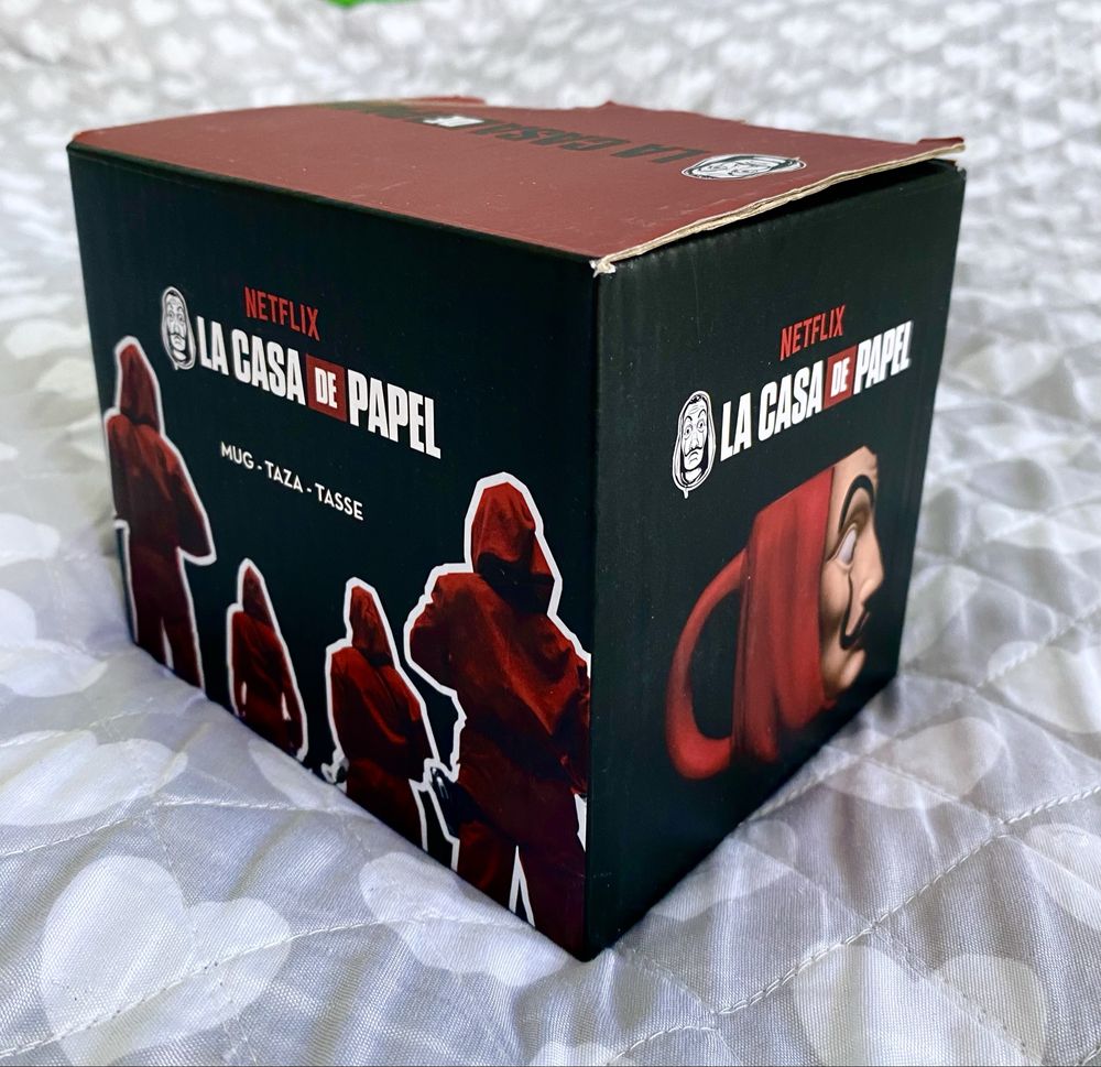 Kubek 3D Maska Salvadora Dalego – Dom z Papieru Netflix