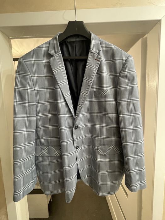 Marynarka męska w kratkę uniwersalna