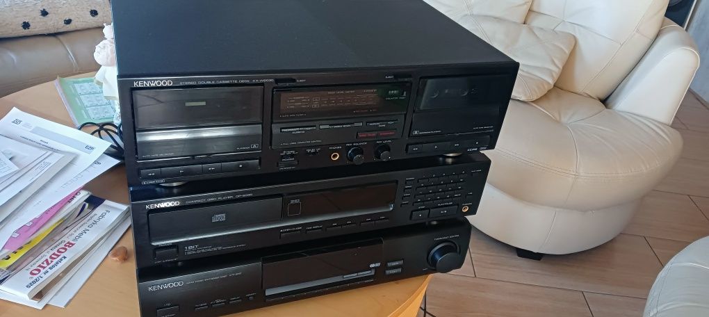 Magnetofon  tuner CD wzmacniacz Kenwood