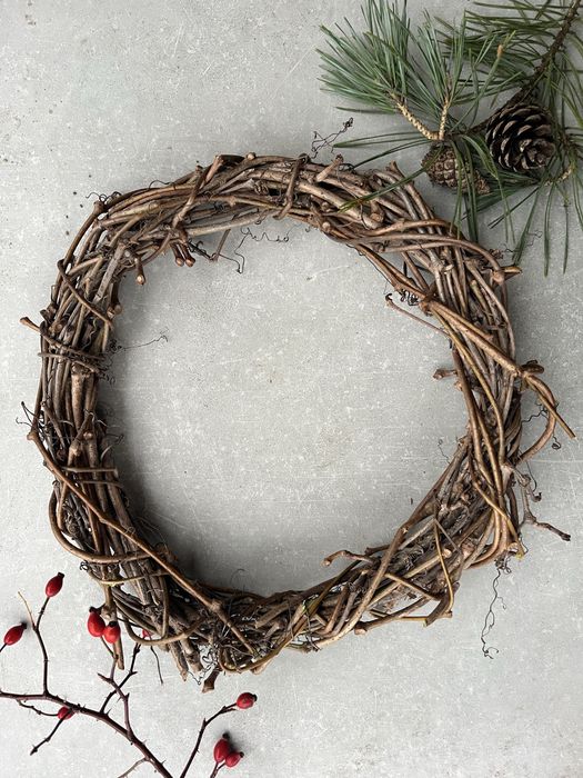 Різдвяний вінок декор для дому основа для творчості