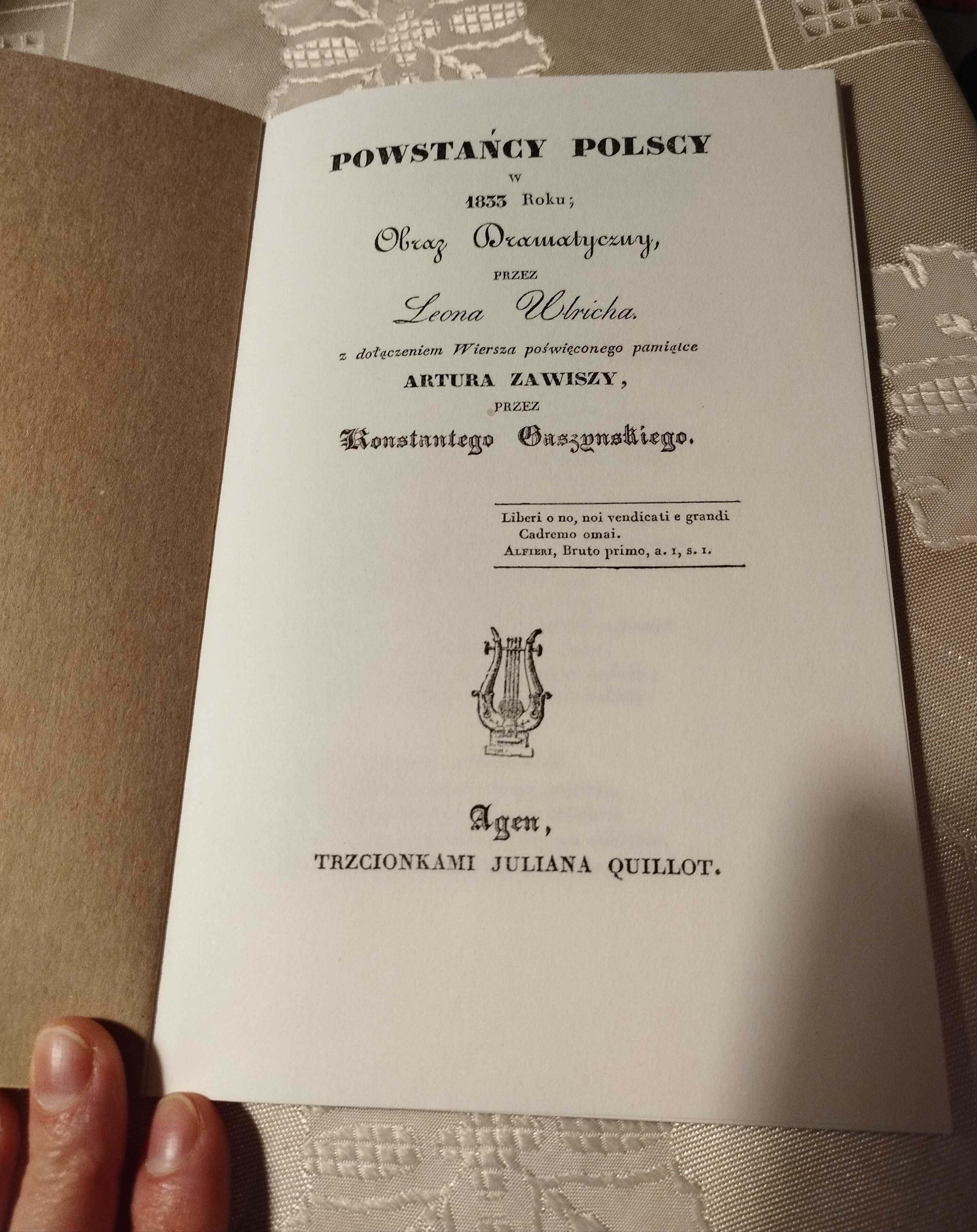Leon Ulrich 1811 - 1885 Poeta i patriota Gierszon Ciosmak