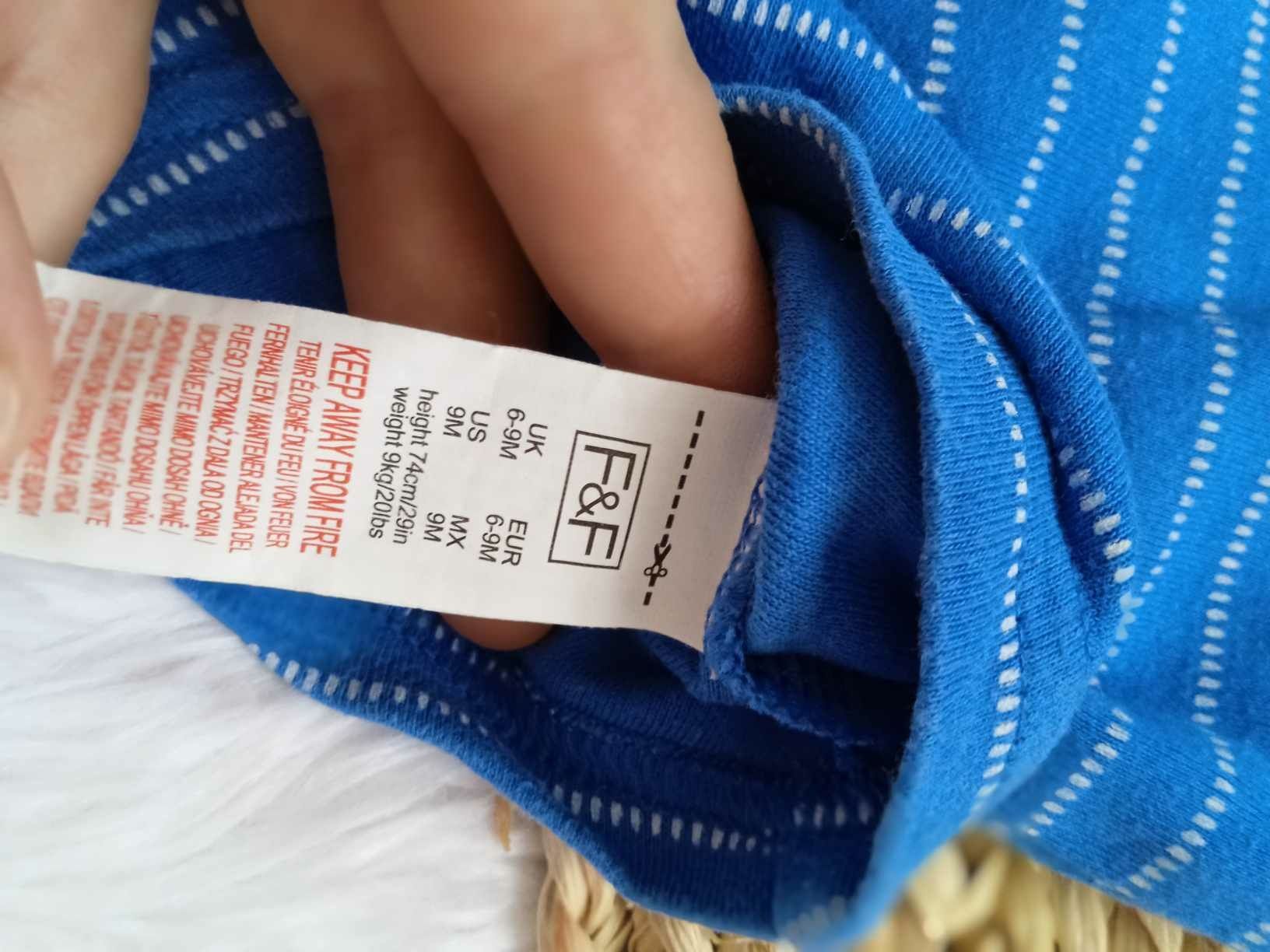 Zestaw dla chłopca rampersy body 74 na lato