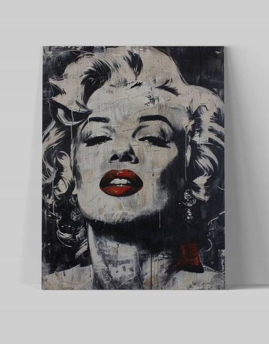 Obraz na płótnie Marilyn Monroe 45x60 cm - Pop-Art Dekoracja Wnętrz