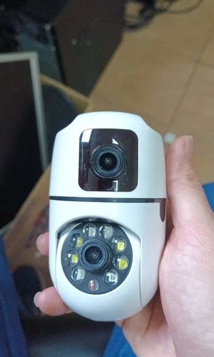 Камера 8мп Wifi PTZ 2 об'єктива 2 картинки відеонагляд