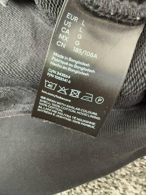 Худі h&m оверсайз L