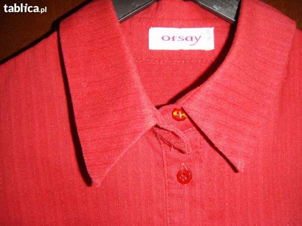 Bluzka elegancka, czerwona ORSAY 38