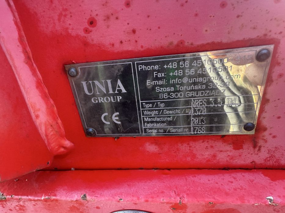 Talerzówka Unia Ares 3.5m quivogne 3m