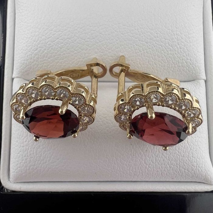 Piękne Złote Kolczyki P585 4,58g Angielskie