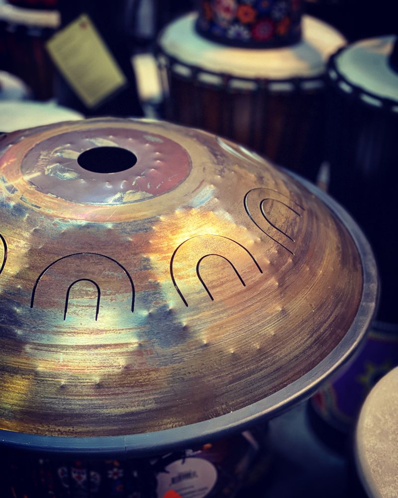 Handpan Hangdrum ( SteelDrum Tonquedrum) Hand Made od ProDrum.pl