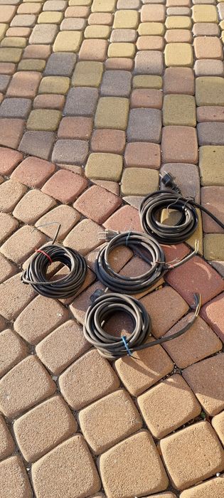 Przedłużacze bez końcówek, grube kable do pomp