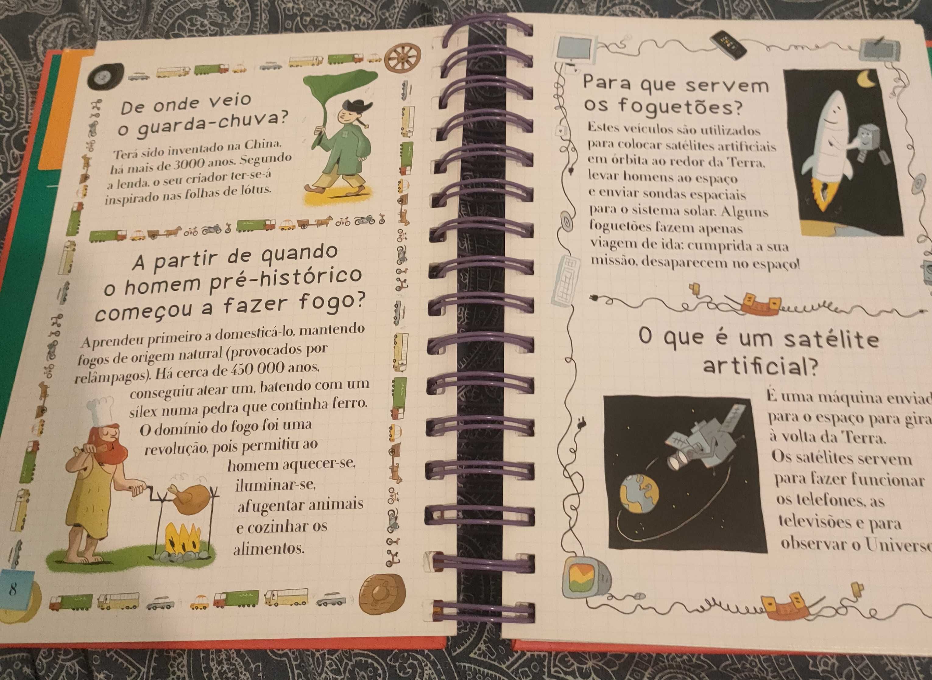 Livro de crianças .Ciências e invenções .