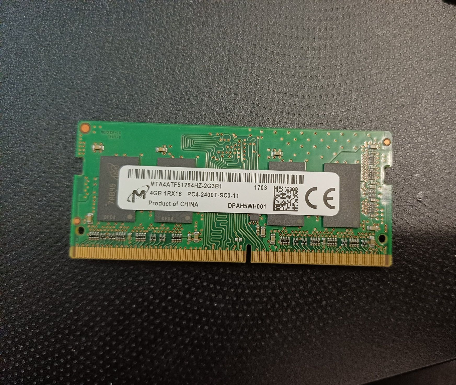 Пам'ять для ноутбука DDR4, 4gb