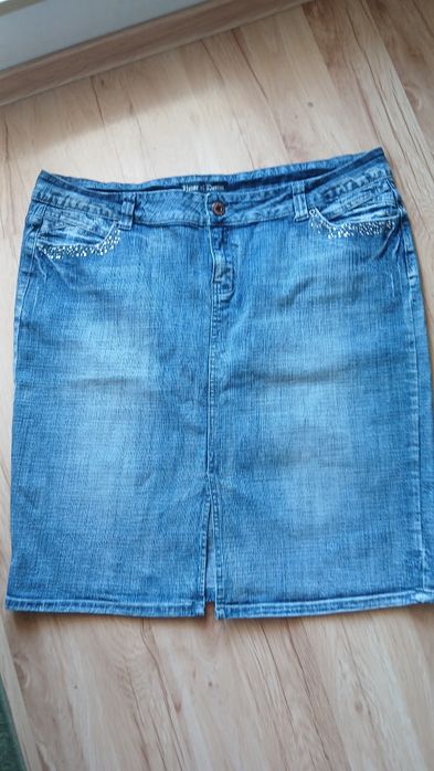 Spódnica damska dzinsowa duża