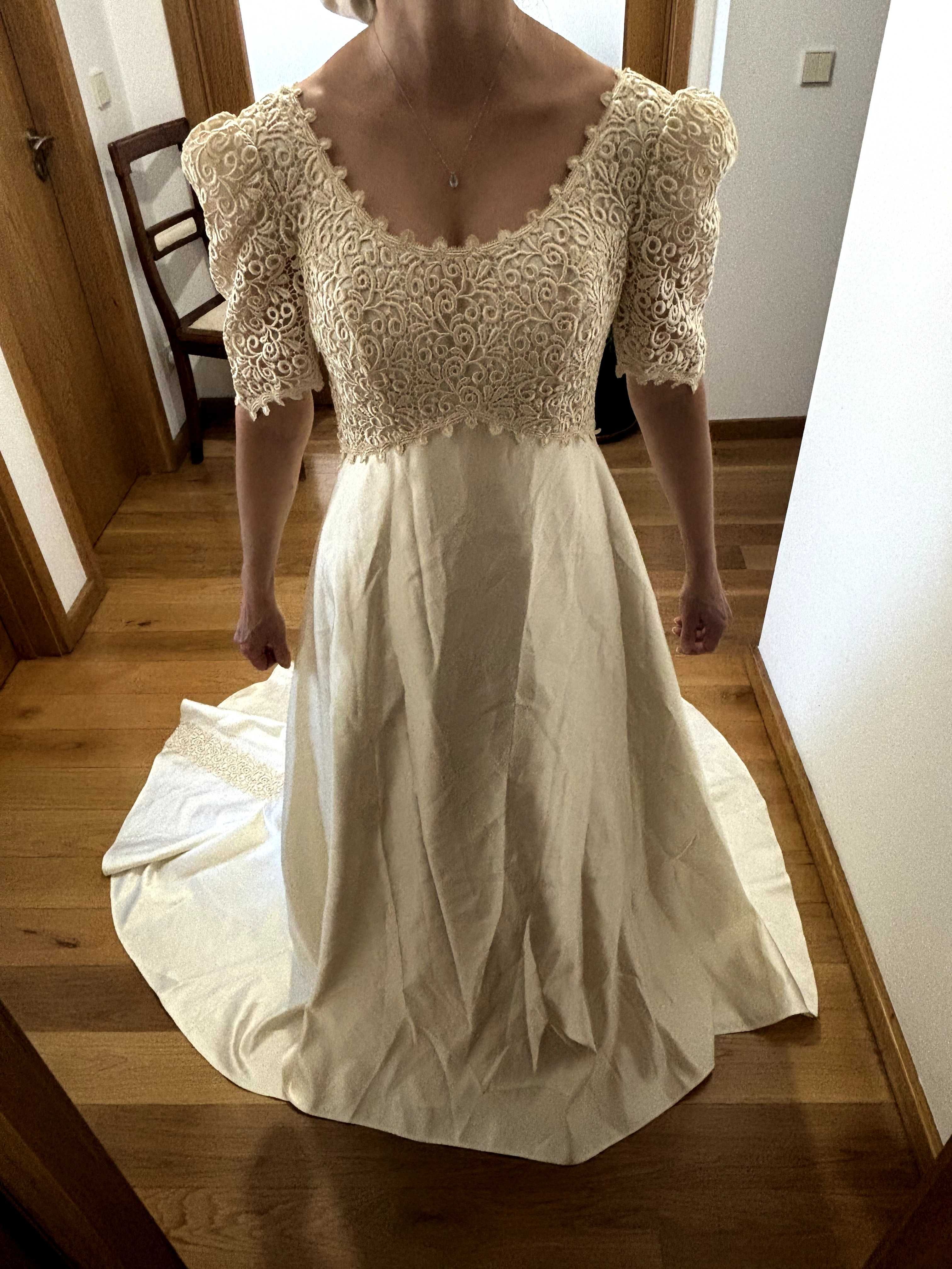 Vestido de noiva novo alta costura Made in Italy