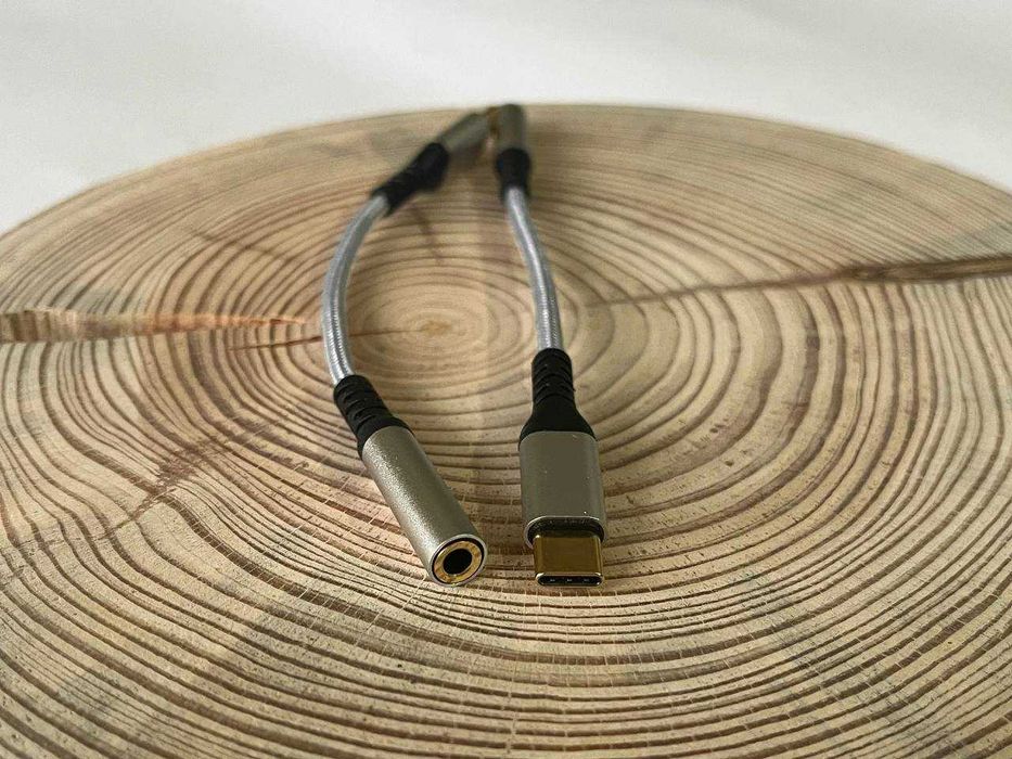 Перехідник адаптер звукова карта навушники мікрофон AUX iPhone Type-C