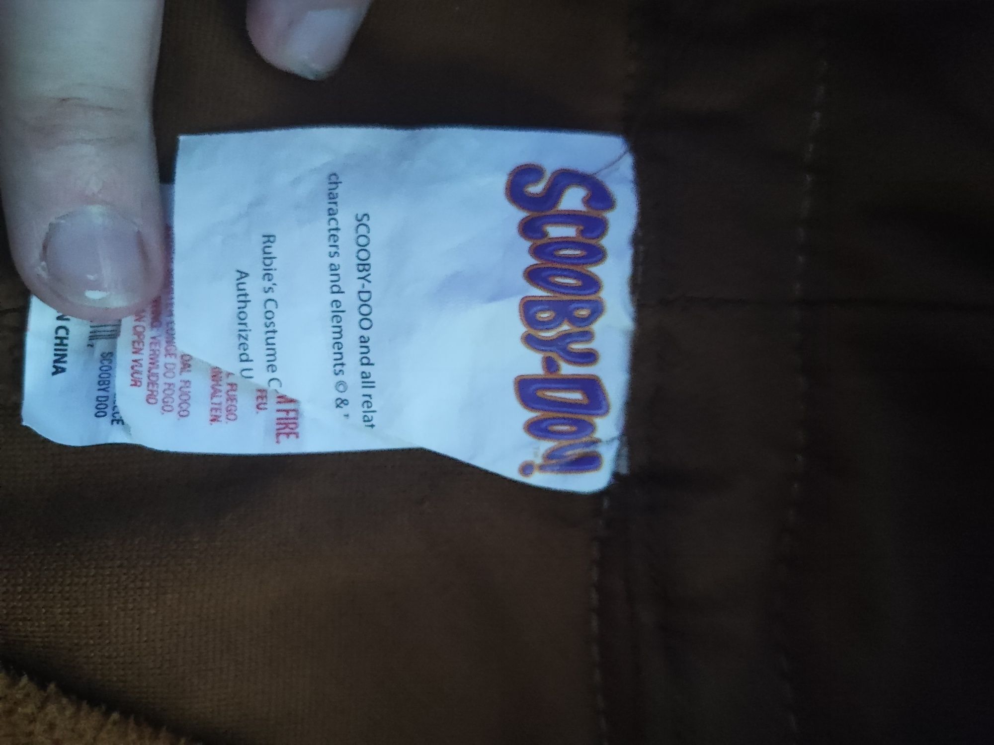 Kostium przebranie Scooby Doo 122/128 karnawał