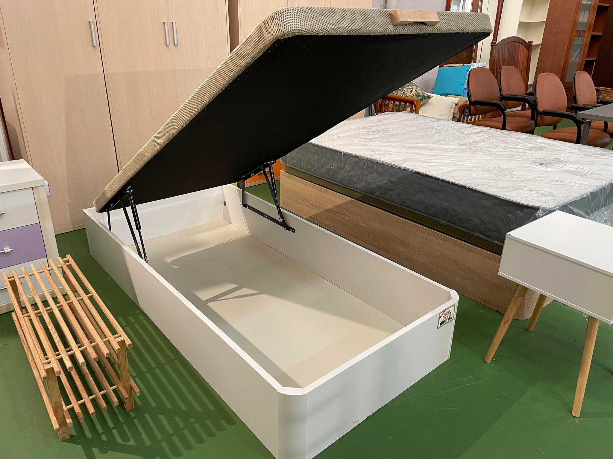 NOVO Sommier com arrumação 90x190cm transporte gratis