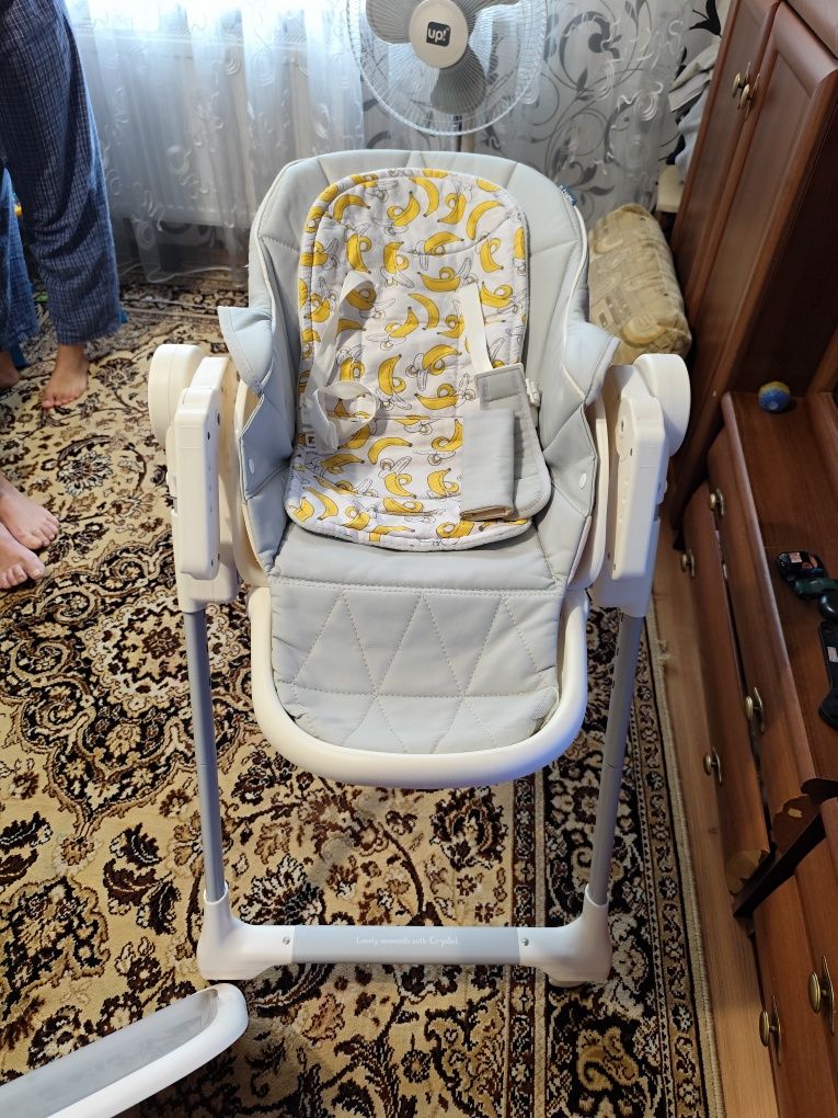 Стільчик для годування El Camino Banana grey