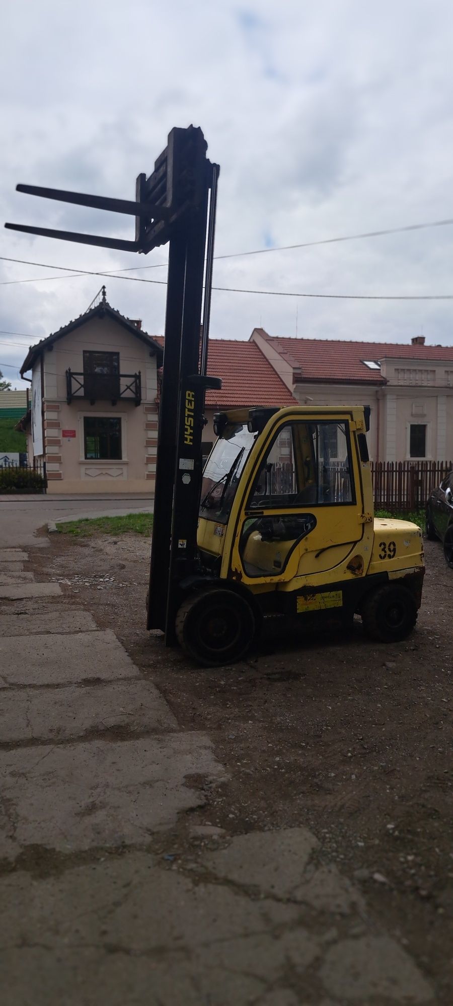 Hyster 3.5  udt  pozycjoner rozsów przesów 2009r