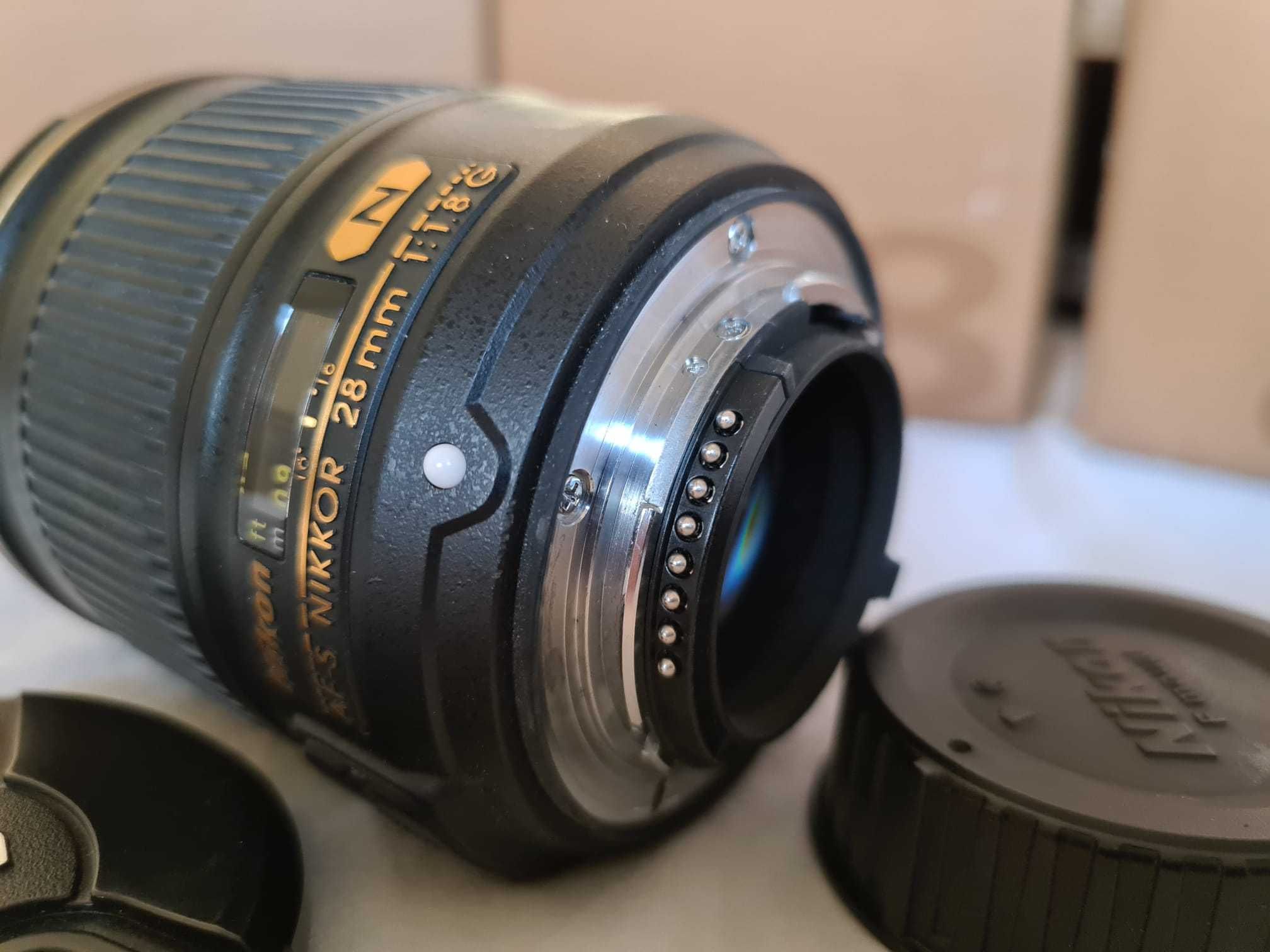 obiektyw Nikkor 28mm 1.8G Nikon stałka lustrzanka