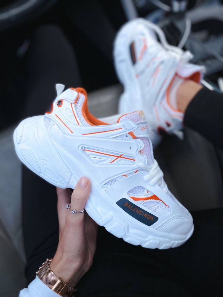 Buty Balenciaga Track White Orange