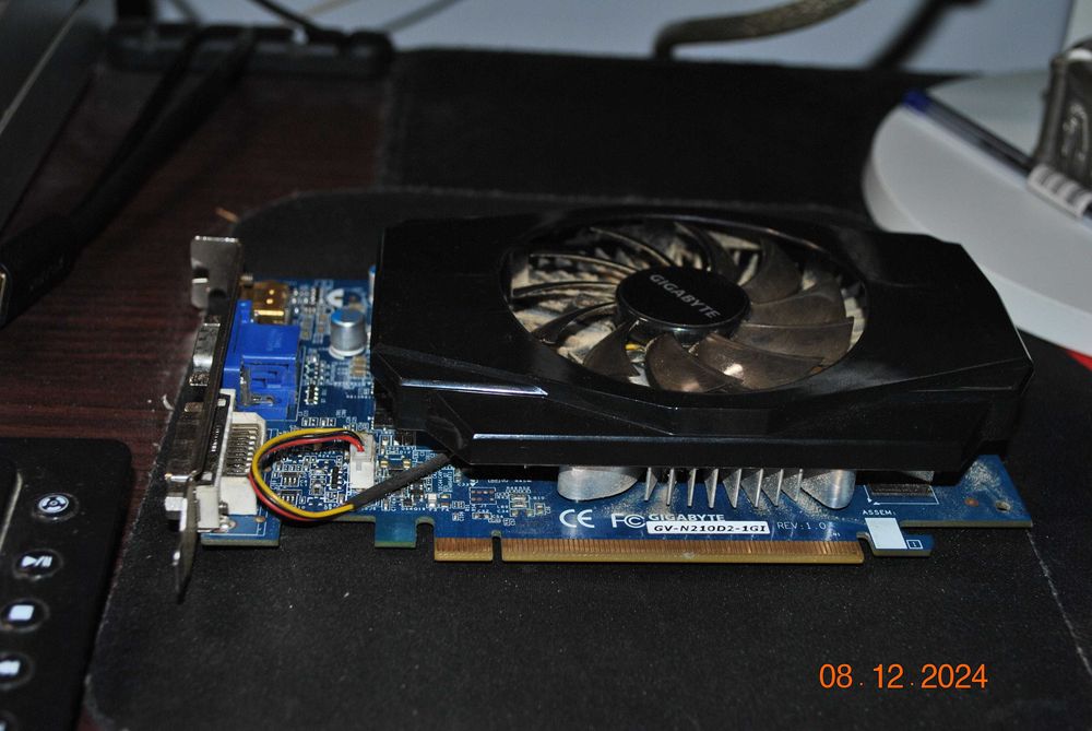 Karta graficzna PCIe 1 GB Gigabyte gv-n210d3-1gi Geforce 210 Rev 1.0
