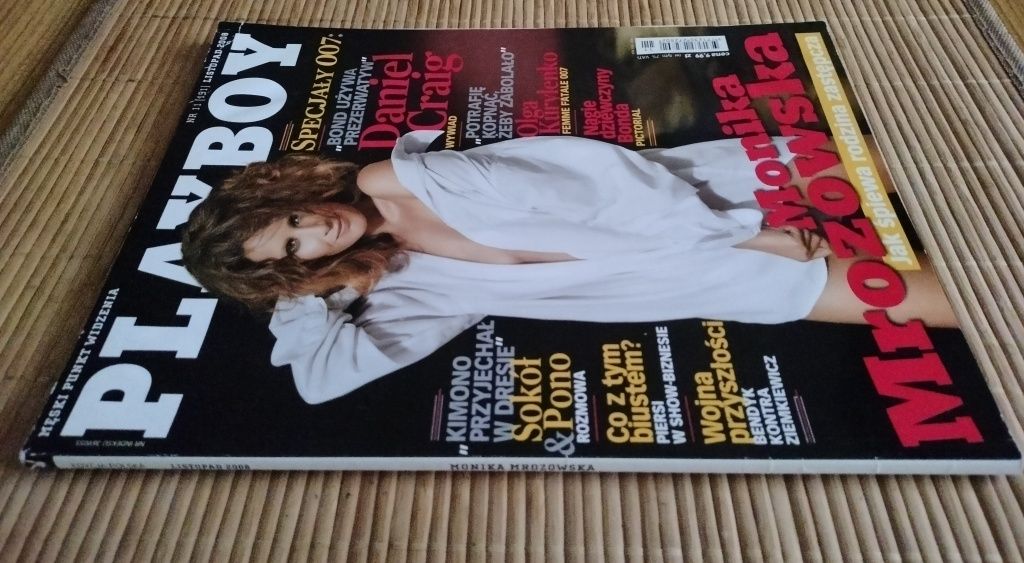 Magazyn Playboy listopad 2008 Monika Mrozowska