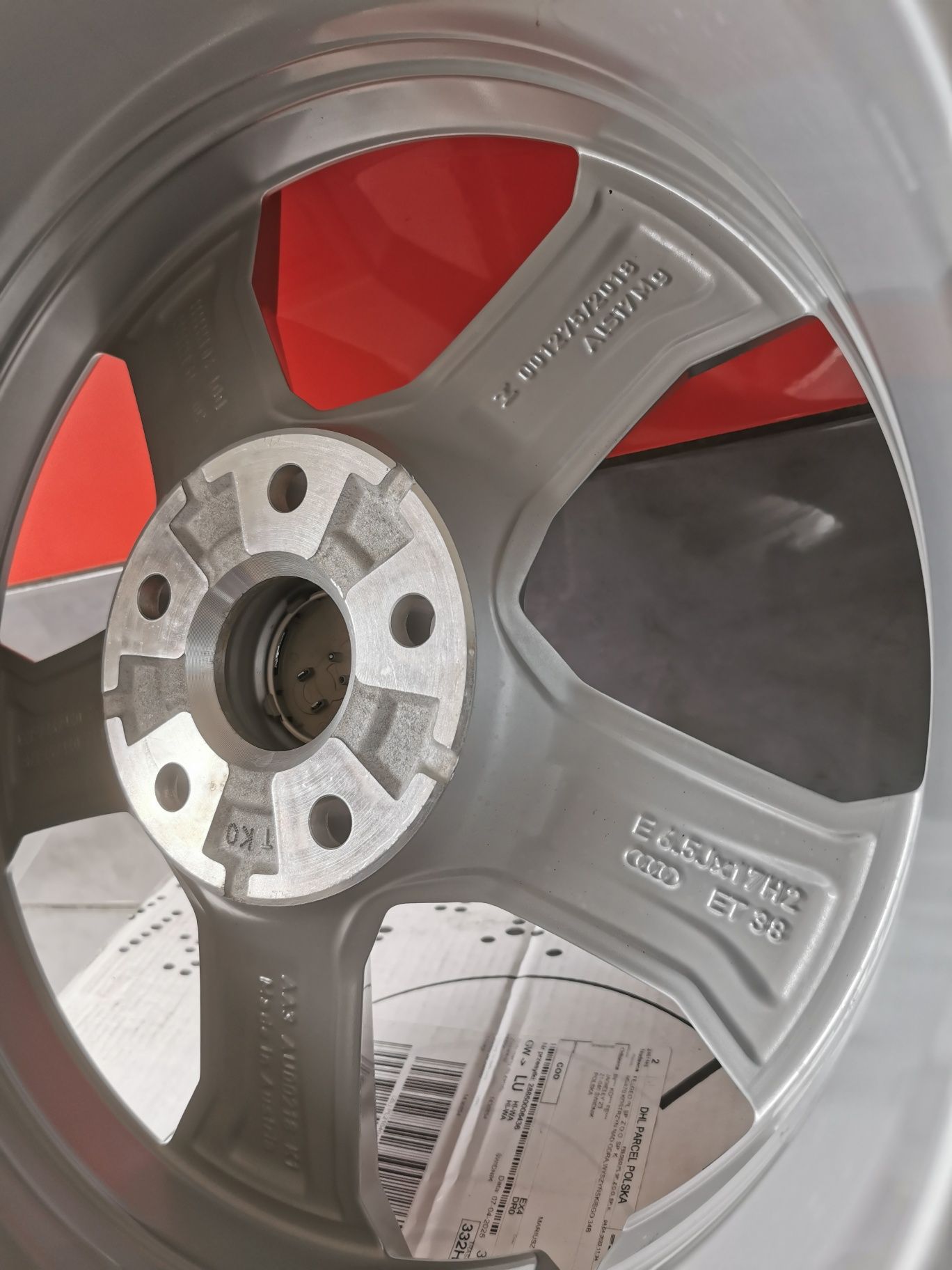 Oryginał! Felgi 17" 5x112 Audi S-Line A3 A4 A6 B6 B7 B8 B9 ET 46 alu