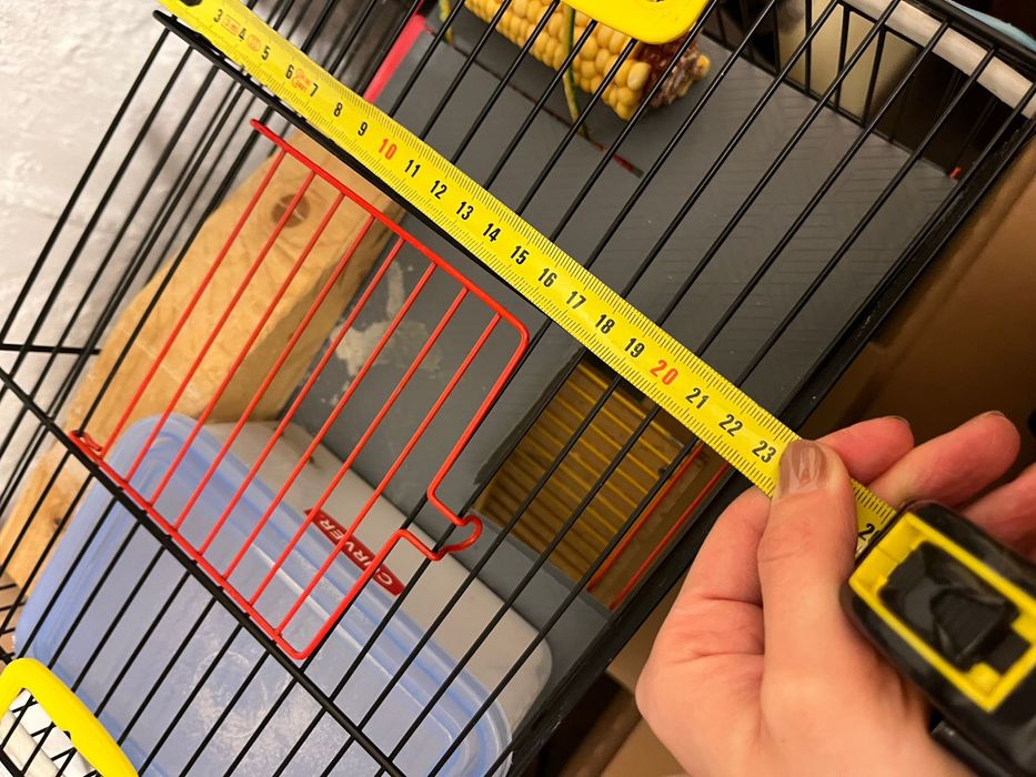 Rozbudowana i dobrze wyposazona klatka dla gryzoni