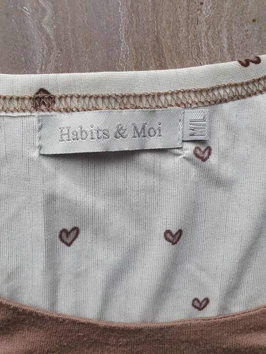 Krótka sukienka/ tunika w koty. Habits & Moi.