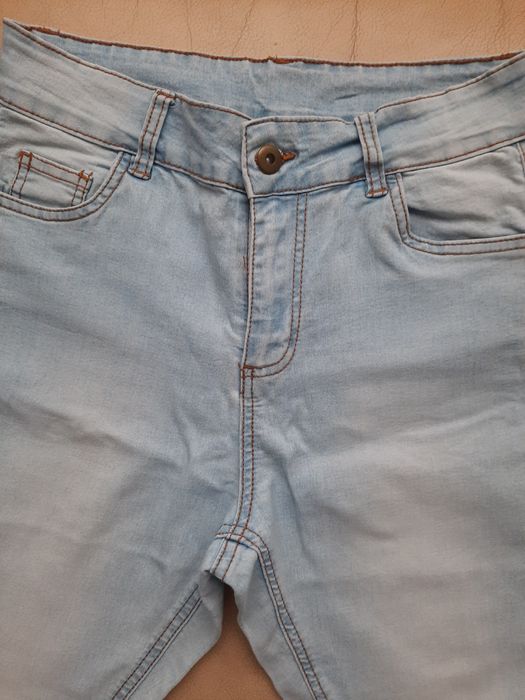 Calças de ganga clara