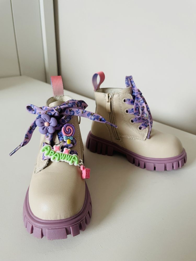 Nowe skórzane kozaki dziecięce, Apawwa buty dla dziewczynki