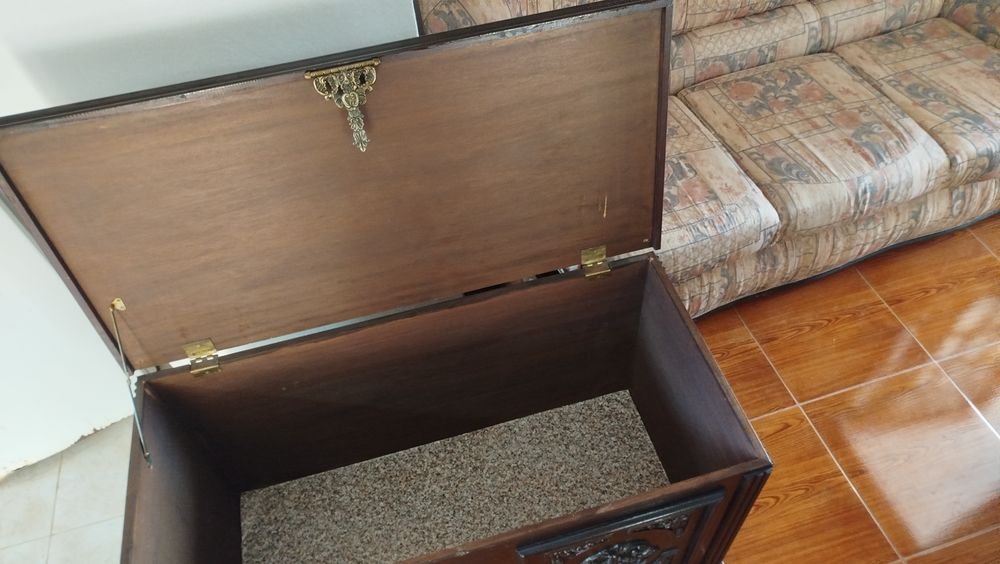 Arca/mala de madeira antiga