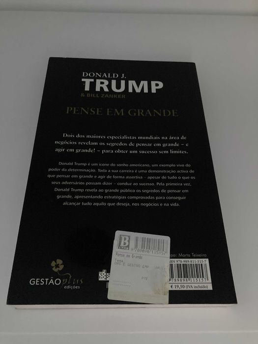 Livro Pense em Grande