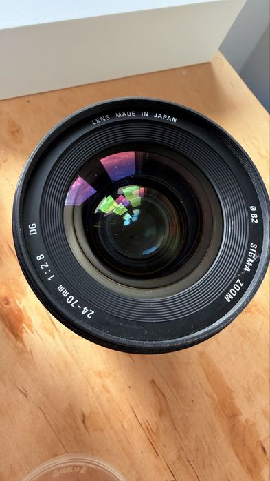 Obiektyw Sigma 24-70 system nikon F f. 1:2.8