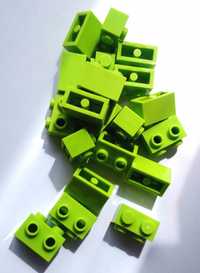 Lego 11211 Brick 1x2 z wypustkami Limonka 10 szt. Nowe