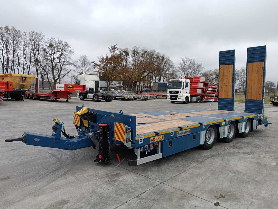 Nowa przyczepa MS DORSE Tridem  !! Laweta, uciag , najazdy hydraulicz.