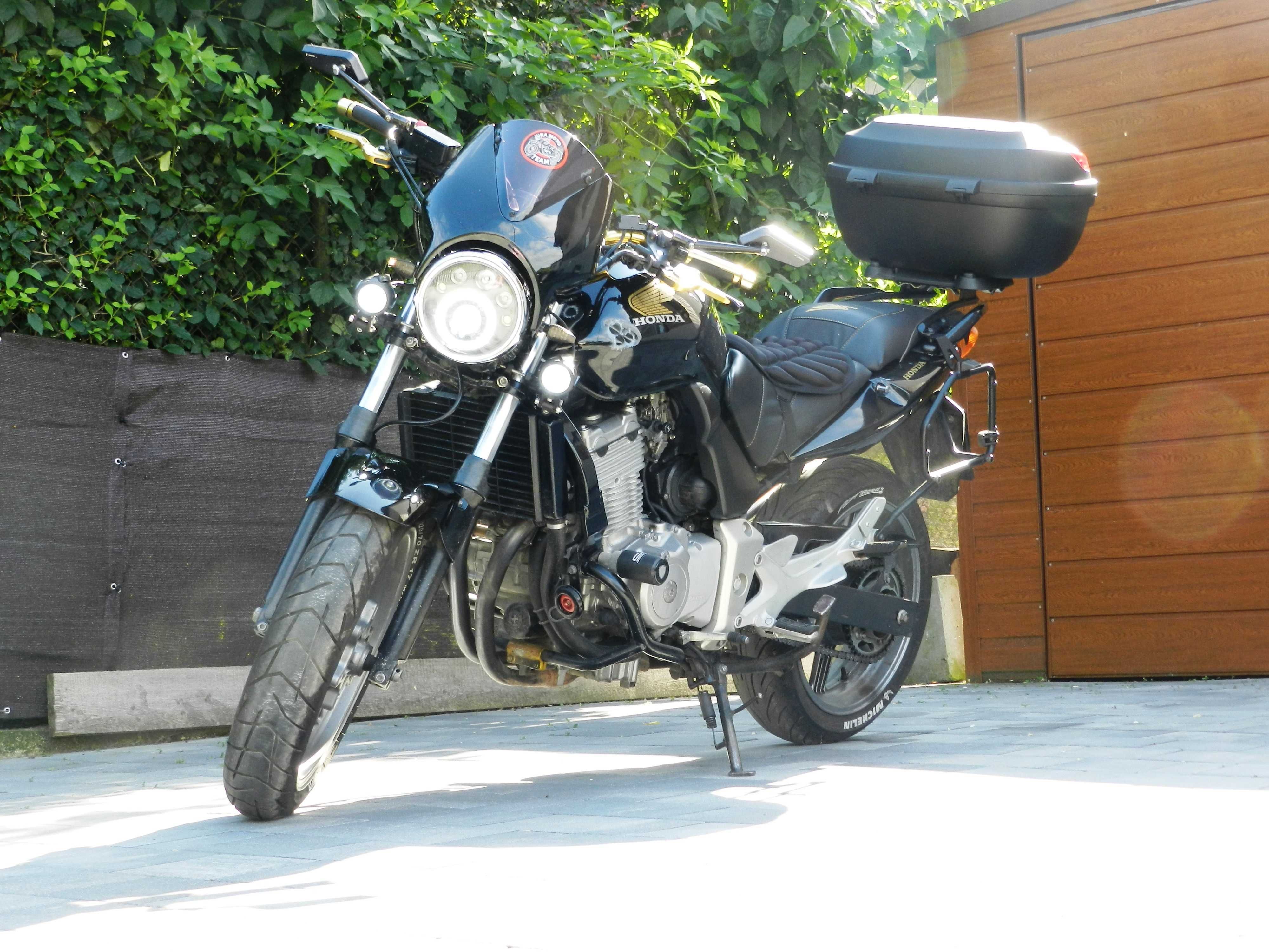 HONDA CBF500- 2007r - Dużo dodatków! LED/KUFRY/DOMINATOR - OC,PT 07/26
