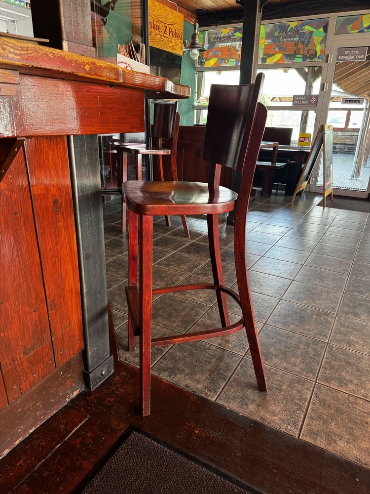 Stół ławka drewniany zestaw komplet do restauracji karczmy