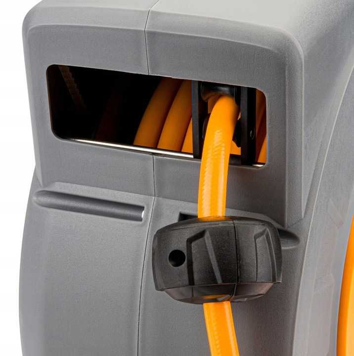 Automatyczny Bęben Zwijacz Wąż OGRODOWY NAŚCIENNY 1/2 20m+PISTOLET PRO