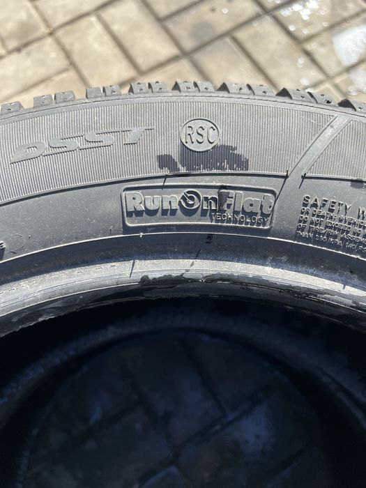Opony opona x2 zima Run Flat dunlop 225/55 r 17 6mm 2019