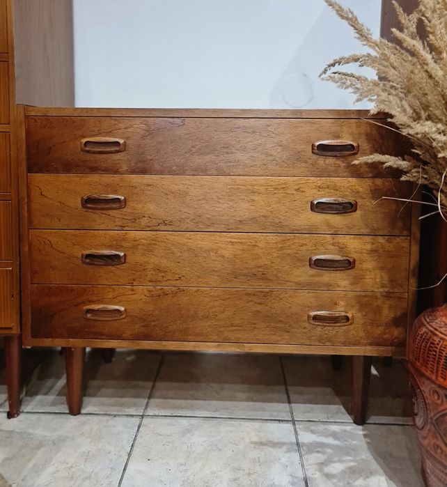 Komoda z szufladami,palisander,skandynawski design,Dania lata 60/70