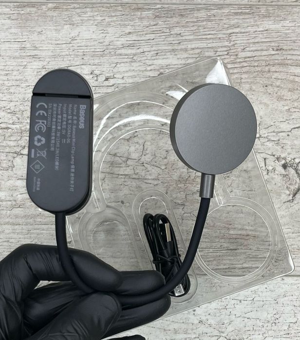 Светильник Baseus Comfort Reading Mini Clip Lamp Dark Gray Базеус