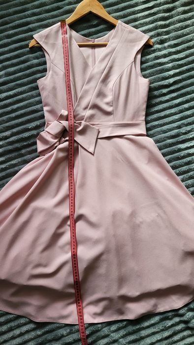 Elegancka sukienka Elizabeth Collection pudrowy róż