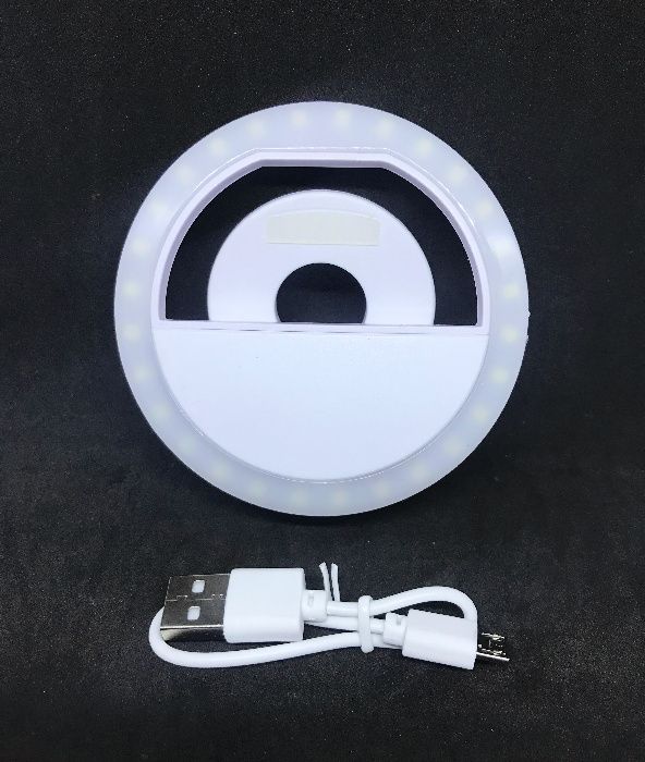 Selfie Ring Light para telemóvel com 3 níveis de luz LED