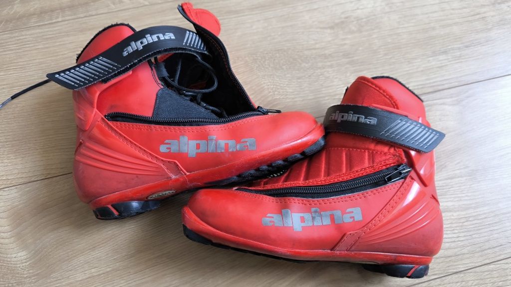 Buty do nart biegowych Alpina, rozmiar 35, system NNN