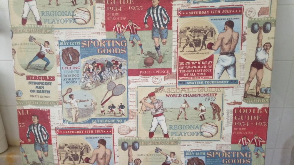 Quadro decorativo 'Desporto Vintage'