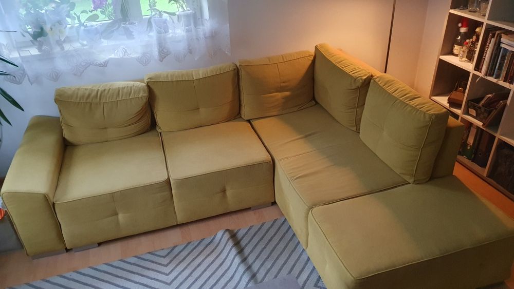 Narożnik z funkcją spania